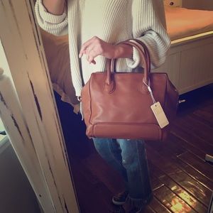 Urban Expressions brown satchel/crossbody bag